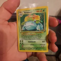 1999 POKEMON BASE SET UNLIMITED HOLO VENUSAUR 15/102 MP - Image 2