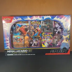 Pokemon TCG Mega Lucario Ex Figure Collection Box Brand New & Sealed! - Image 1