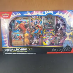Pokemon TCG Mega Lucario Ex Figure Collection Box Brand New & Sealed! - Image 2