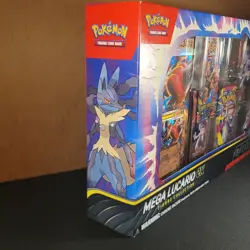 Pokemon TCG Mega Lucario Ex Figure Collection Box Brand New & Sealed! - Image 3