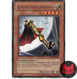 Yugioh Elemental HERO Captain Gold DP06-EN004 Rare NM - Image 1
