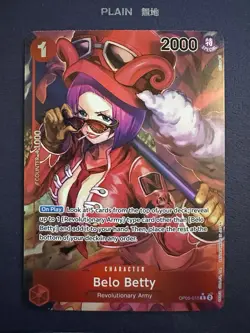 One Piece CCG Awakening Of The New Era OP05-015 Belo Betty Rare Alt Art Foil - Image 1