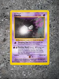 Pokemon TCG Cards SHADOWLESS Base Set Gastly 50/102 NM - Image 3