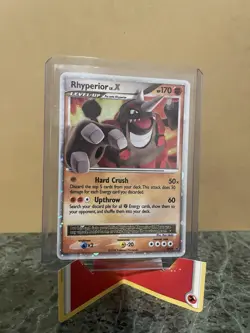 Pokemon TCG Rhyperior LV.X DP29 Diamond and Pearl Promos Holo Card - Image 1