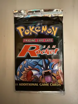 1999-2000 Pokemon 1 Booster Pack TEAM ROCKET Factory Sealed Trade Cards - Image 4