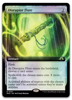 Disruptor Flute (Extended Art) #461 (Foil) (NM) Modern Horizons 3 MH3 Magic MTG - Image 1