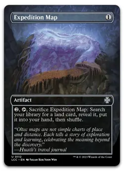 Expedition Map (Borderless) #112 (NM) Lost Caverns of Ixalan LCC Magic MTG - Image 1
