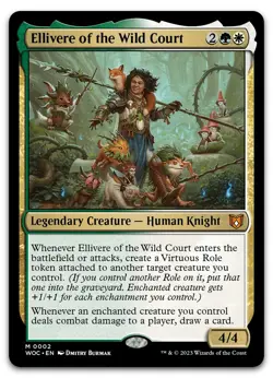 Ellivere of the Wild Court #2 (NM) Wilds of Eldraine WOC Magic MTG - Image 1