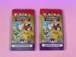 Pokemon Match Battle McDonald's Promo Sealed Booster Pack 2023 (Set of 2) - Image 1