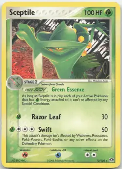 Sceptile - 10/106 EX Emerald Deck Exclusive Promo Pokemon Card LP - Image 1