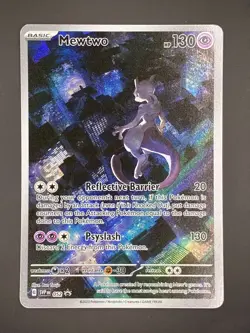 Pokemon TCG S&V Black Star Promo 151 UPC Mewtwo IR 052 - Image 1