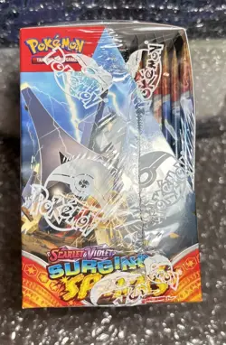 Pokemon Scarlet & Violet Surging Sparks Booster Box Pikachu - Image 2