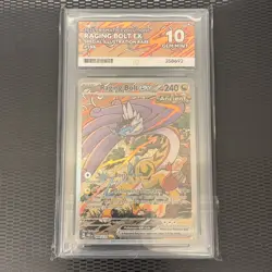 Pokemon TCG Raging Bolt EX 166/131 Sir Prismatic Evolutions Ace 10 - Image 1