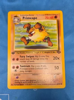 Primeape 1st Edition Jungle 43/64 LP Pokemon TCG - Image 1