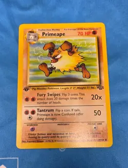 Primeape 1st Edition Jungle 43/64 LP Pokemon TCG - Image 2