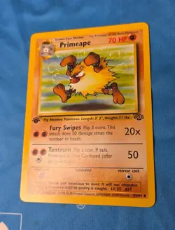Primeape 1st Edition Jungle 43/64 LP Pokemon TCG - Image 4