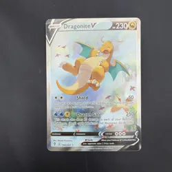 Pokemon Dragonite V Ultra Rare Alt Art 192/203 Evolving Skies PACK FRESH MINT - Image 1