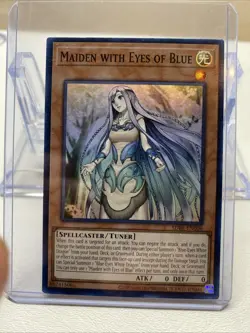 🔥 SUPER RARE Yugioh Maiden With Eyes Of Blue SDBE-EN006 - Image 1