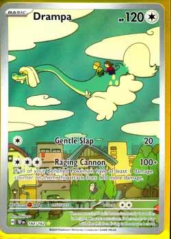Pokemon TCG SV05: Temporal Forces Drampa #184/162 - Image 1