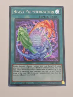 Heavy Polymerization MP24-EN150 Prismatic Secret Rare 1st Ed NM Yugioh - Image 1