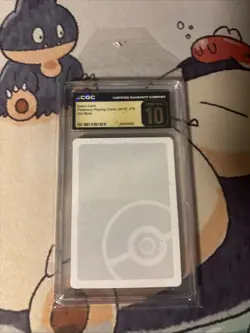 CGC 10 PRISTINE Spare Card Blank Old Maid 2019 Japanese Pokemon Card - Image 1