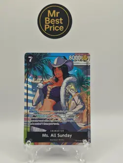 Ms. All Sunday Alt Art AA OP14-064 SR NM OP14 Eng Card Game CCG - Image 1