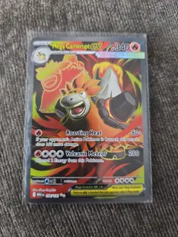 Pokemon TCG Mega Camerupt EX Card 156/132 Mega Evolution Series - Image 1