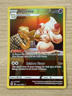 Alcremie TG08/TG30 Holo Brilliant Stars Pokemon Card Ultra Rare Full Art - NM/M - Image 1
