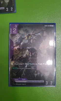 Gundam Barbatos 1st Form LR GD02-054 NM 4 Card Playset - Image 3