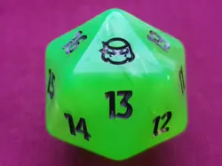 Magic The Gathering TEENAGE MUTANT NINJA TURTLES BUNDLE D20 SPINDOWN DICE MTG - Image 1