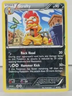 Scrafty - BW Next Destinies - 74/99 - singles - Pokemon TCG - Reverse Holo - Image 3