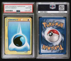 Pokemon TCG Expedition Water Energy PSA 10 Pop 22 - Image 3