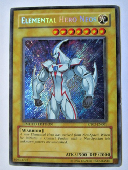 Yugioh! Elemental Hero Neos Ct03-En001 Limited Edition Moderate Play!! - Image 1