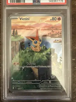 2025 POKEMON SVP PROMO UNOVA VICTINI ILLUSTRATION COLLECTION #208 VICTINI PSA 10 - Image 2