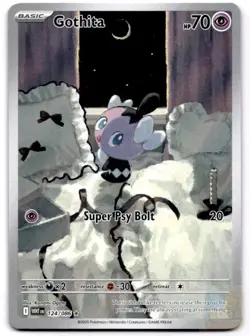 Gothita - 124/086 124/086/086 Illustration Rare SV: White Flare Pokemon Holo NM - Image 1