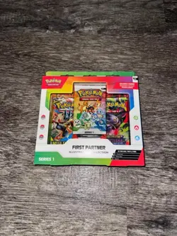 Pokemon First Partner Illustration Collection Series 1 Sealed Brand New Promo - Image 1