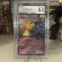 Pokemon TCG Mimikyu EX #004 Holo Black Star Promo Scarlet & Violet CGC Grade 8.5 - Image 1