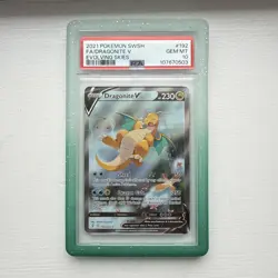 Pokemon 2021 Dragonite V 192/203 Alt Art Evolving Skies GEM MINT PSA 10 [UK] - Image 1