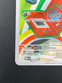 Pokemon TCG Bulbasaur 037 First Partner Illustration Black Star Promo NM - Image 5