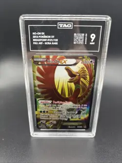 Ho-Oh EX 121/122 Holo Full Art Pokemon TCG XY Breakpoint 2016 English TAG 9 - Image 1