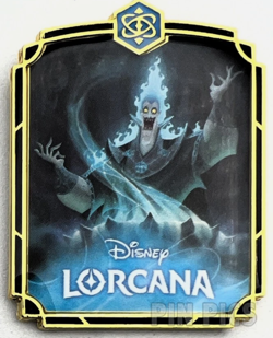 Disney Lorcana League Promo Pin Hades Infernal Schemer - Image 1