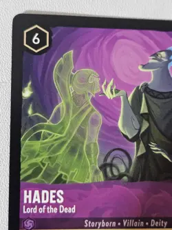 Disney Lorcana TCG Azurite Sea Hades Lord of the Dead 36/204 Rare Regular - Image 2