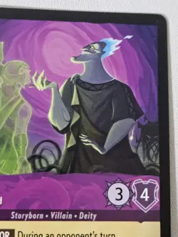 Disney Lorcana TCG Azurite Sea Hades Lord of the Dead 36/204 Rare Regular - Image 3