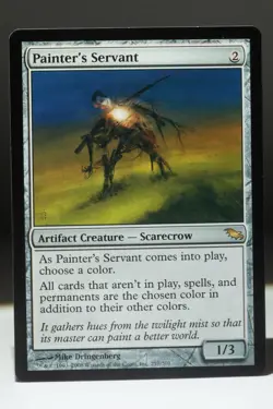 Rare Shadowmoore Painter's Servant Magic: The Gathering Card (Good Condition) - Image 3