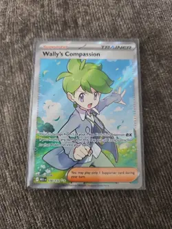 Pokemon TCG Wally's Compassion Full Art Ultra Rare Card 176/132 Mega Evolution - Image 1