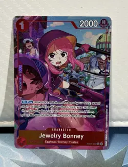 One Piece Card Game Jewelry Bonney EB04-002 Alt Art OP14 ENGLISH - Image 1