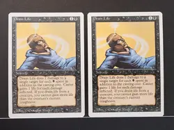 (X2) Drain Life - 3rd Ed - 1994 - Magic The Gathering - Combine Ship - Image 1