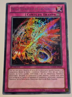 Hieratic Seal From the Ashes●YUGIOH●GAOV●SECRET RARE●SPANISH●2012●NM(-)●2903 - Image 1