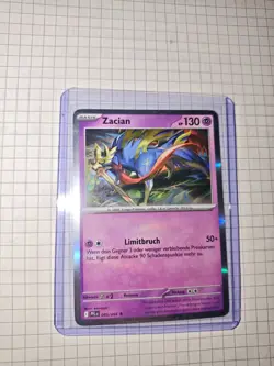 Pokemon TCG - Zacian PFL 045/094 - Deutsch, NM, Fatale Flammen, Holo Rare - Image 1