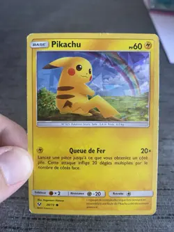 Carte Pokemon Pikachu 28/73 HOLO Francais Occasion - Image 3